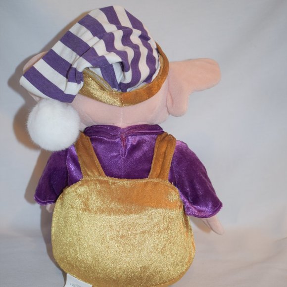 Disney Store Christmas Dopey Plush Snow White Dwarf Elf Jingle Hat - Picture 4 of 7